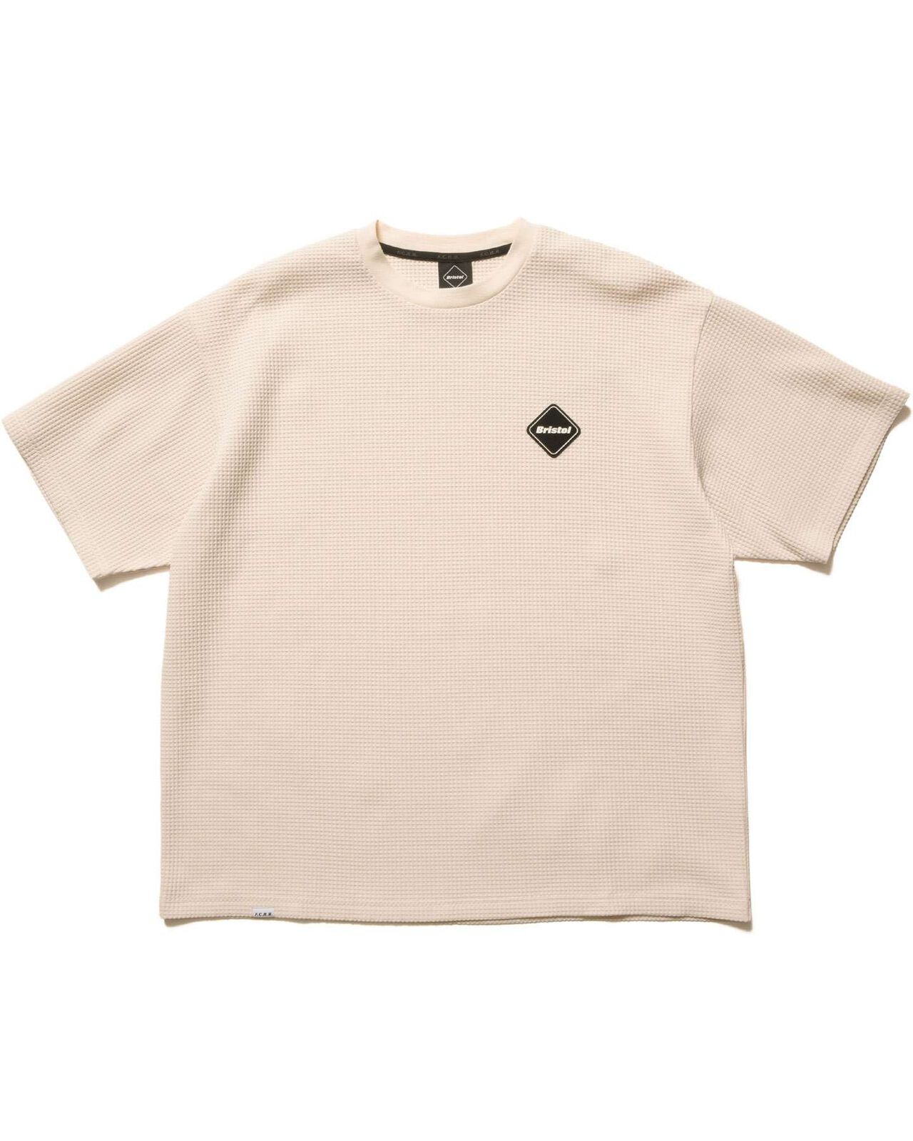 TECH WAFFLE S/S LOUNGE TOP,OFF WHITE, large image number 0