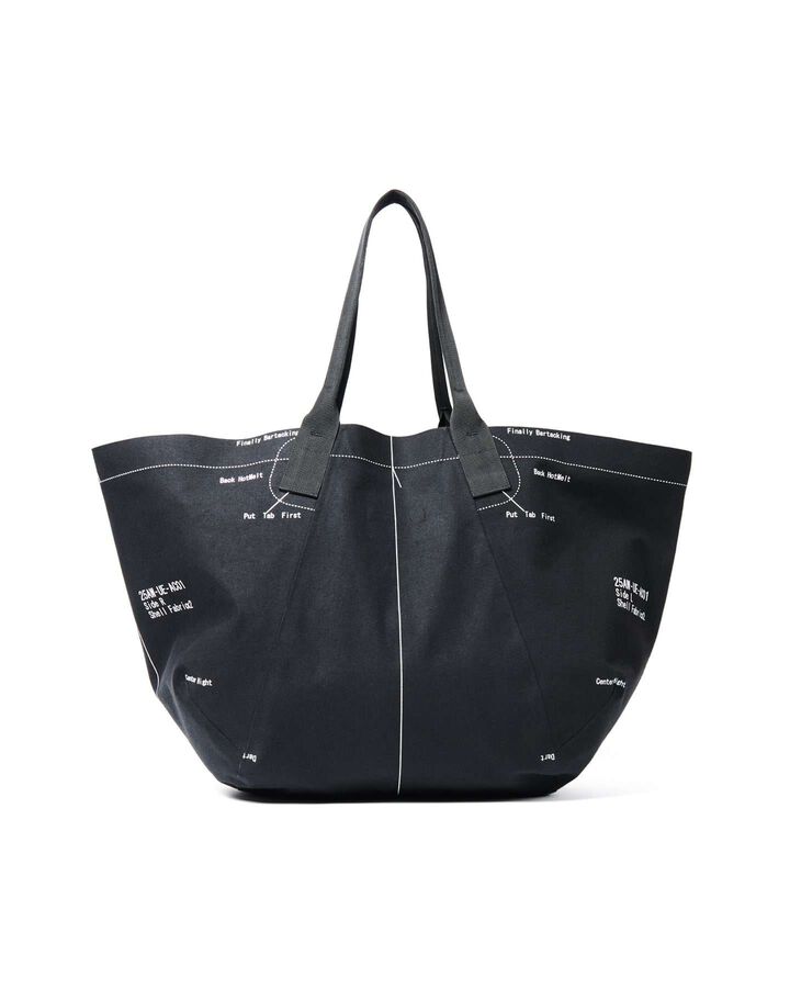 MAP-OUT TOTE BAG,BLACK, medium image number 2