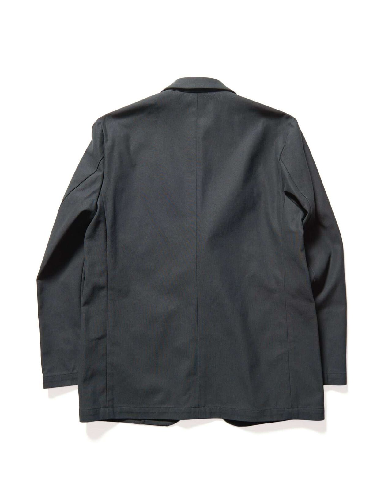 HIGH TWISTED WASHER COTTON SERGE 2BUTTON JACKET,BLACK, large image number 1