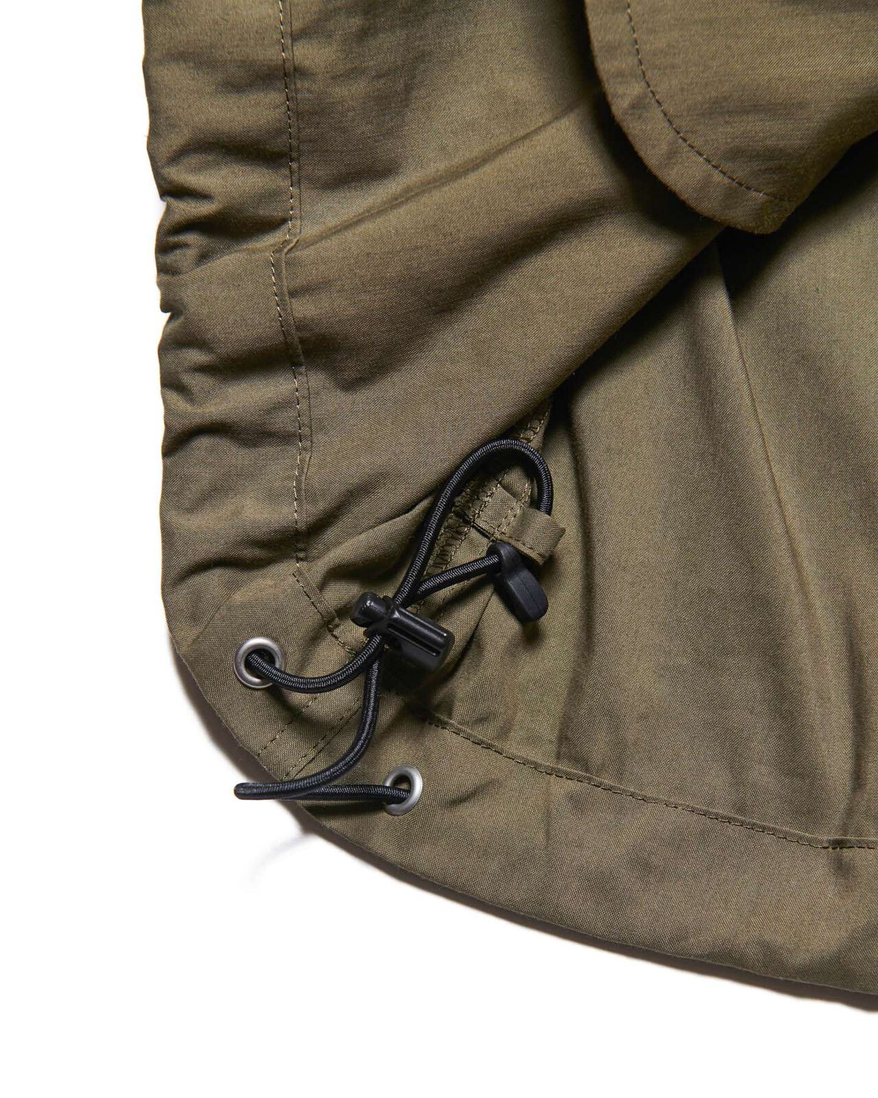 LIGHT POPLIN ZIP-UP HOODIE,KHAKI, large image number 5