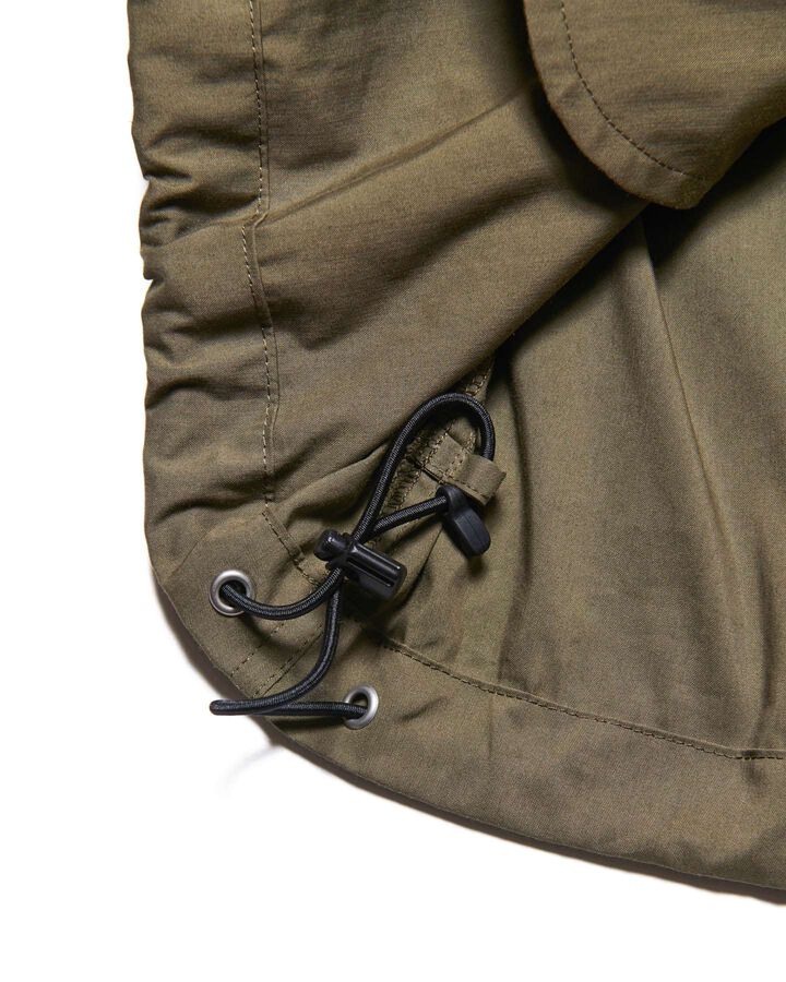 LIGHT POPLIN ZIP-UP HOODIE,KHAKI, medium image number 5