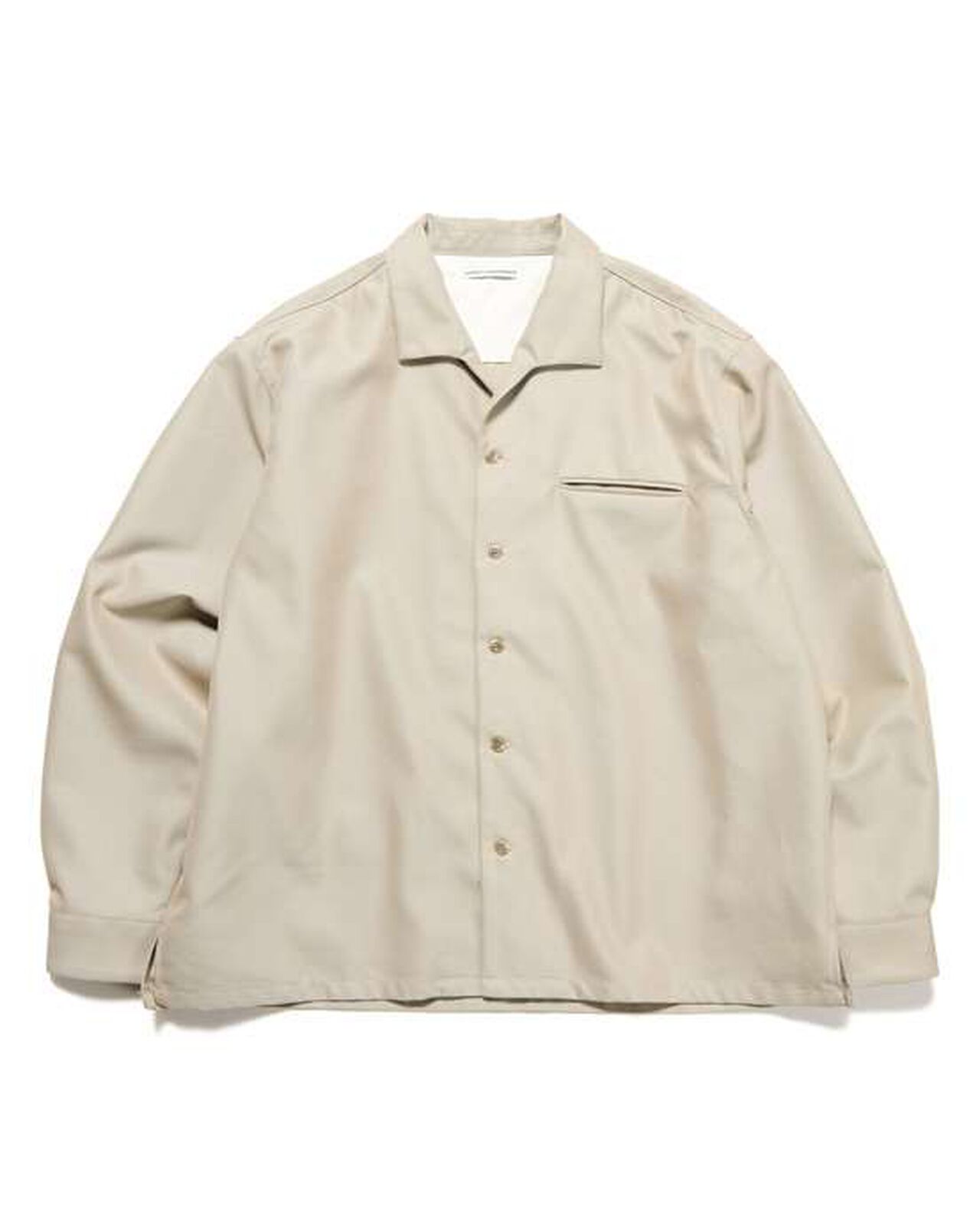 ITALIAN COLLAR SHIRT,BEIGE, large image number 0