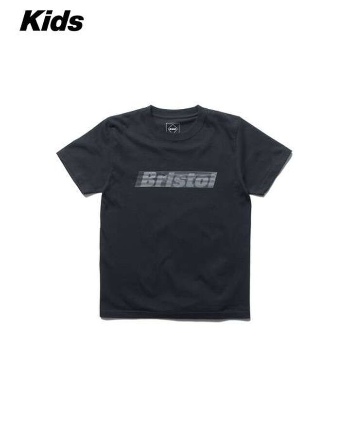 EFFECT LINE LOGO S/S TEE,BLACK, medium image number 0