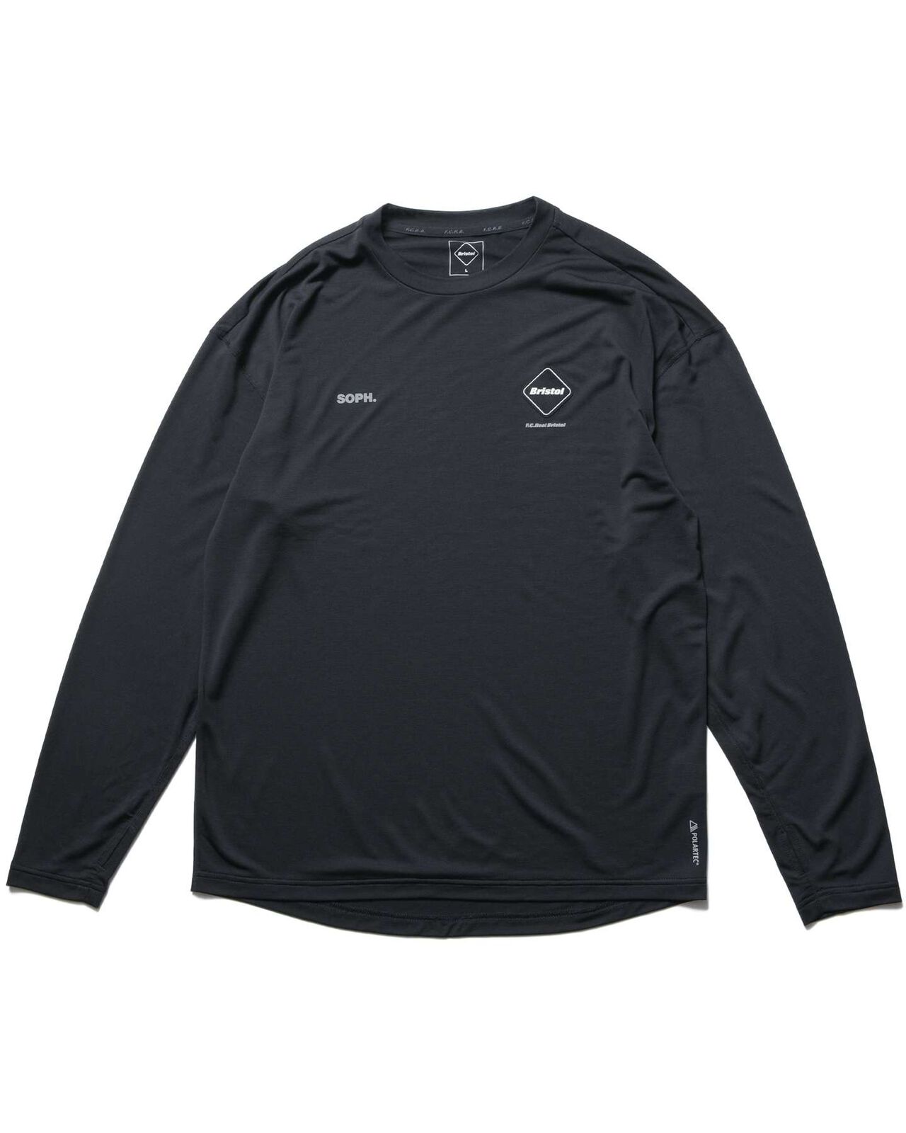 POLARTEC L/S WORKOUT TOP,BLACK, large image number 0