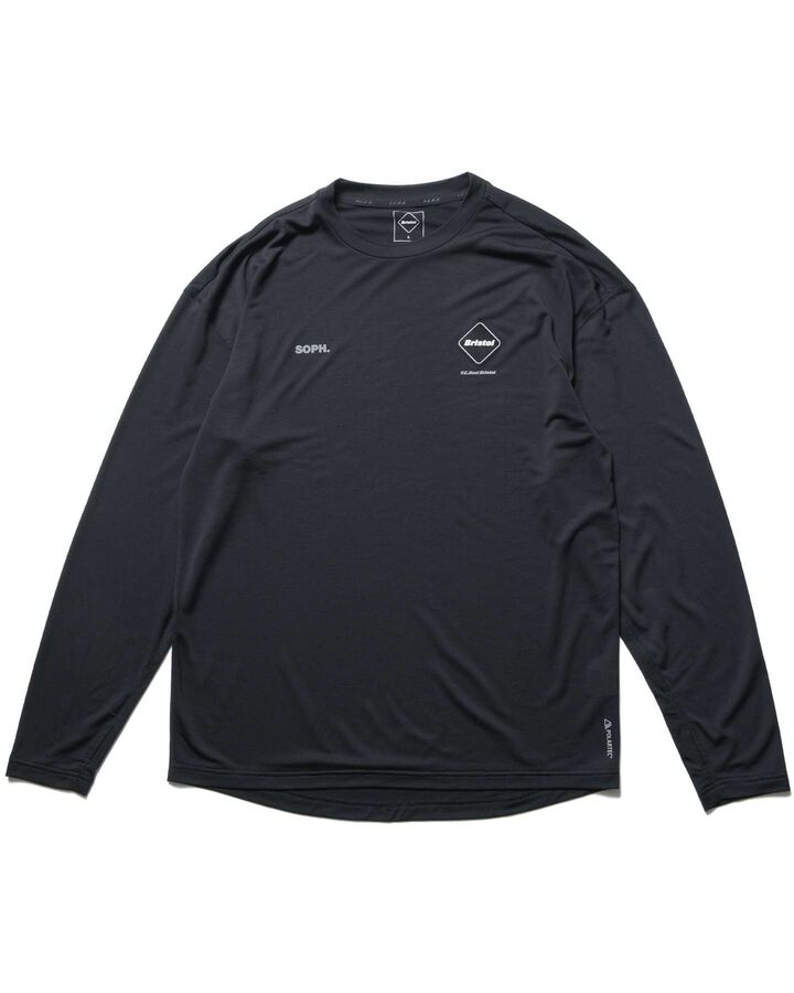 POLARTEC L/S WORKOUT TOP,BLACK, medium