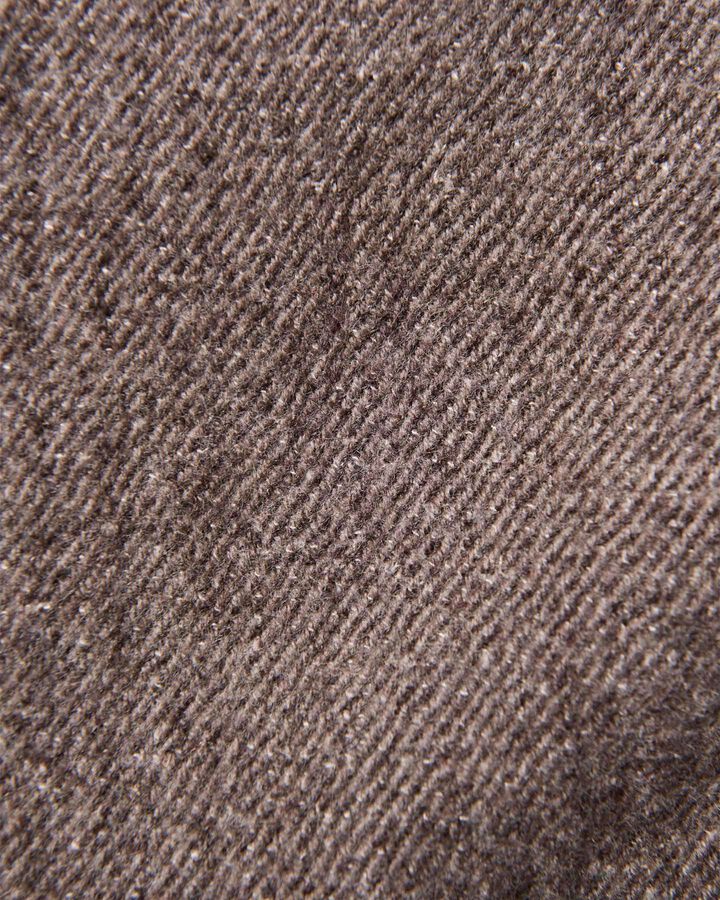 LINEN WOOL HOODED SHIRT,LIGHT BROWN, medium image number 5