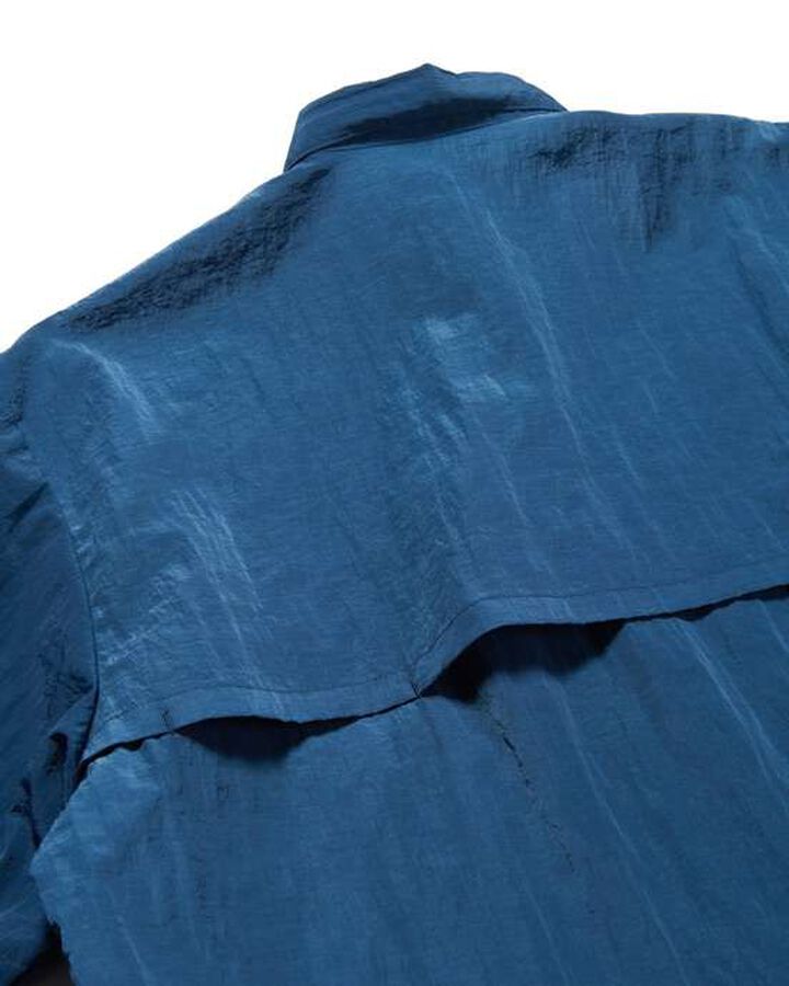 CRYSTAL NYLON VENTILATION SHIRT,NAVY, medium image number 2