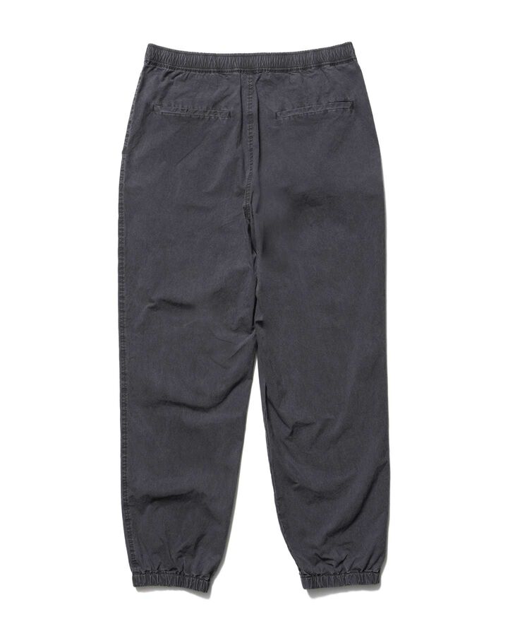 WASHED CRISP DENIM TRACK PANTS,BLACK, medium image number 1