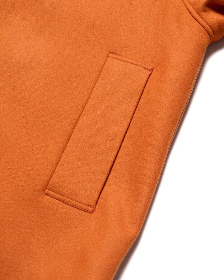 WOOL MELTON SHORT OVERCOAT,ORANGE, medium image number 5