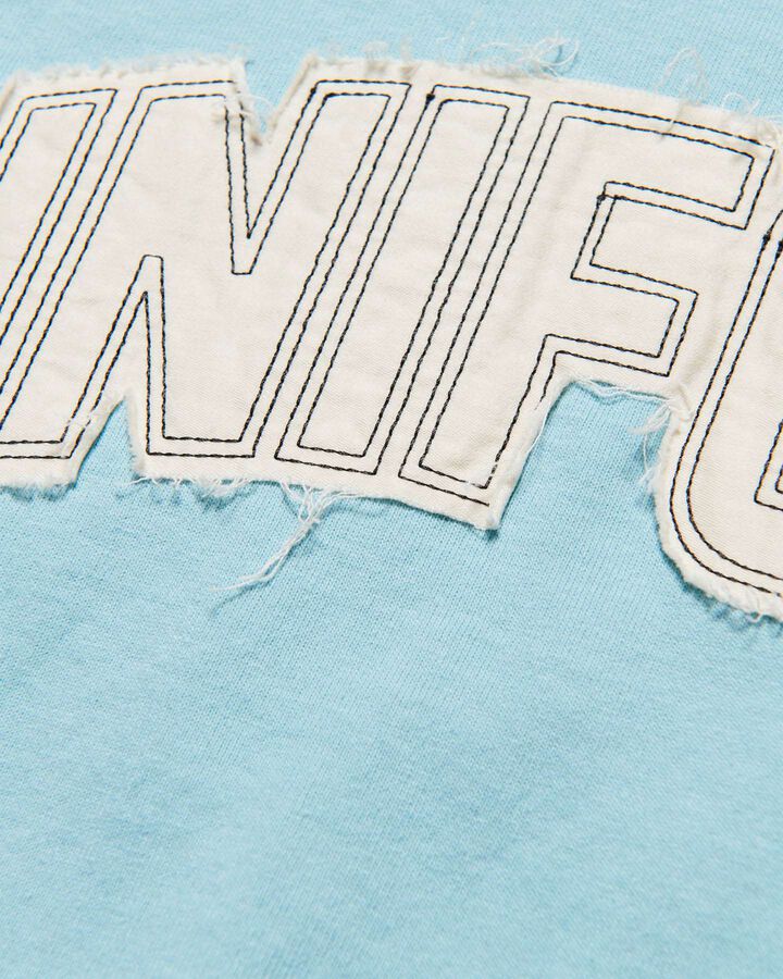 CUT-OUT LOGO TEE,LIGHT BLUE, medium image number 2