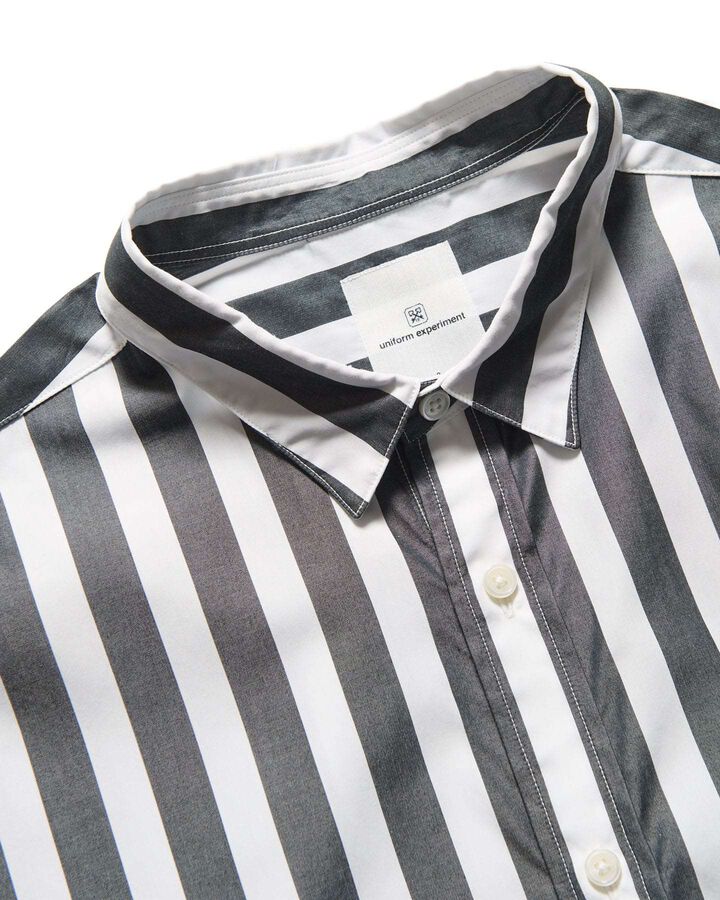 BOLD STRIPE S/S SHIRT,BLACK, medium image number 3