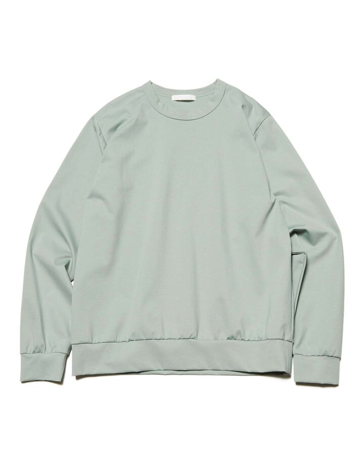 TAUT PONTE CREWNECK TOP,SAGE, medium image number 0
