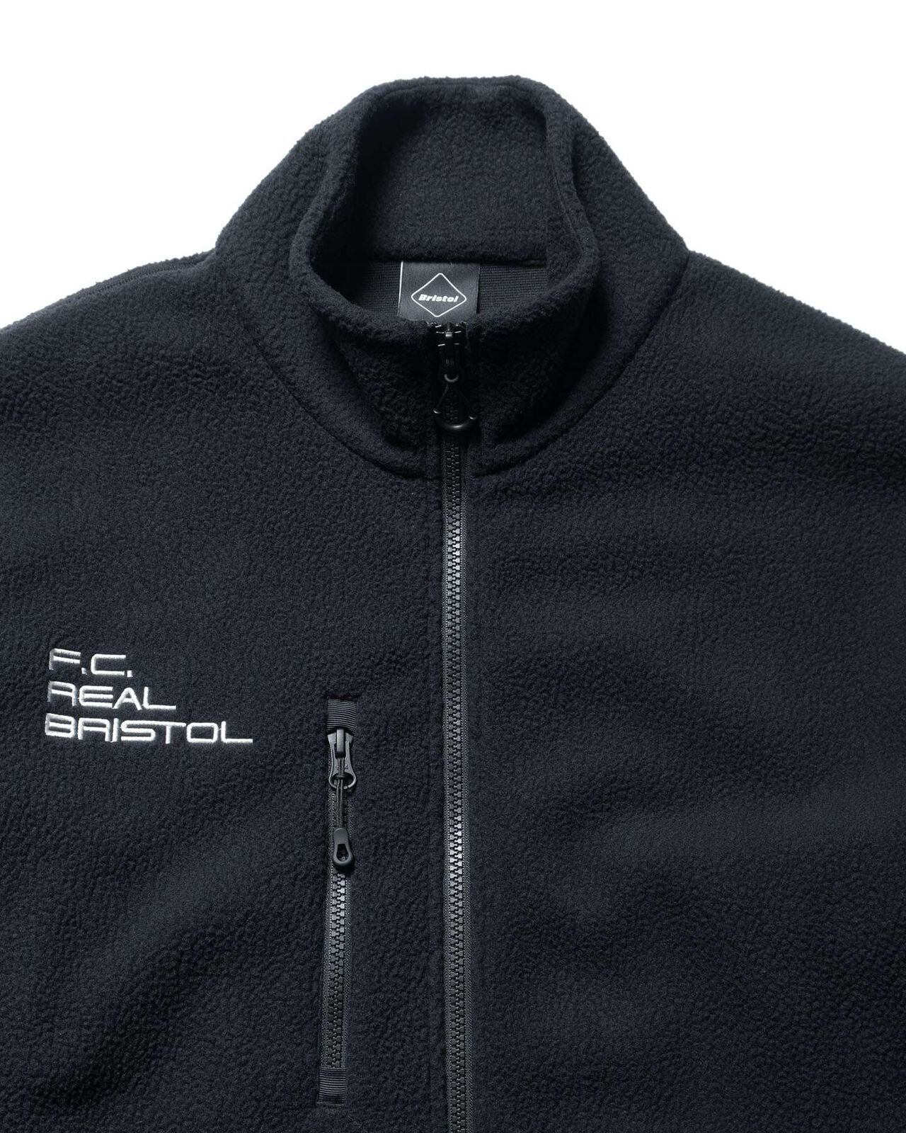 POLARTEC SHEARLING JERSEY LINER BLOUSON,BLACK, large image number 2