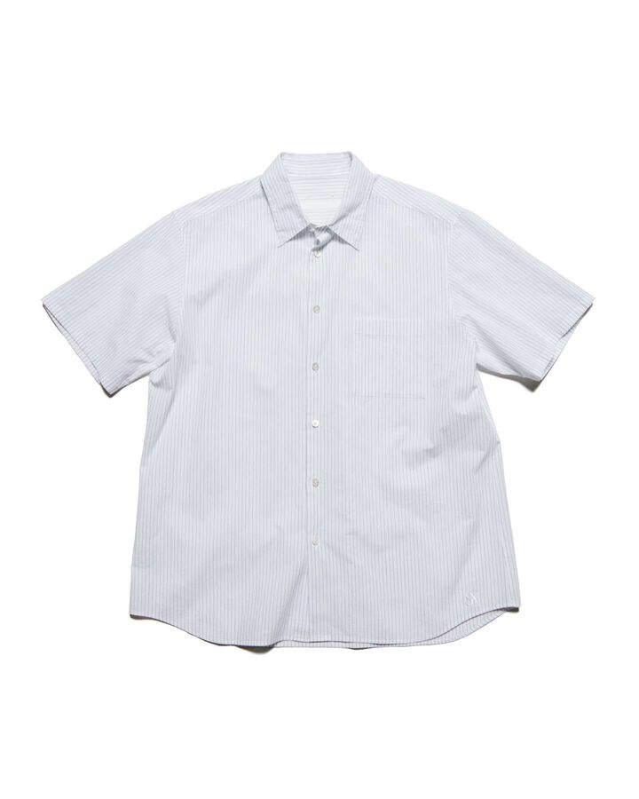 VOILE WASHER REGULAR-FIT S/S SHIRT,WHITE, medium image number 0