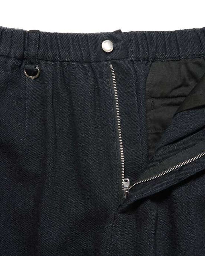 WASHED RELAX FIT PANTS,BLACK, medium image number 2