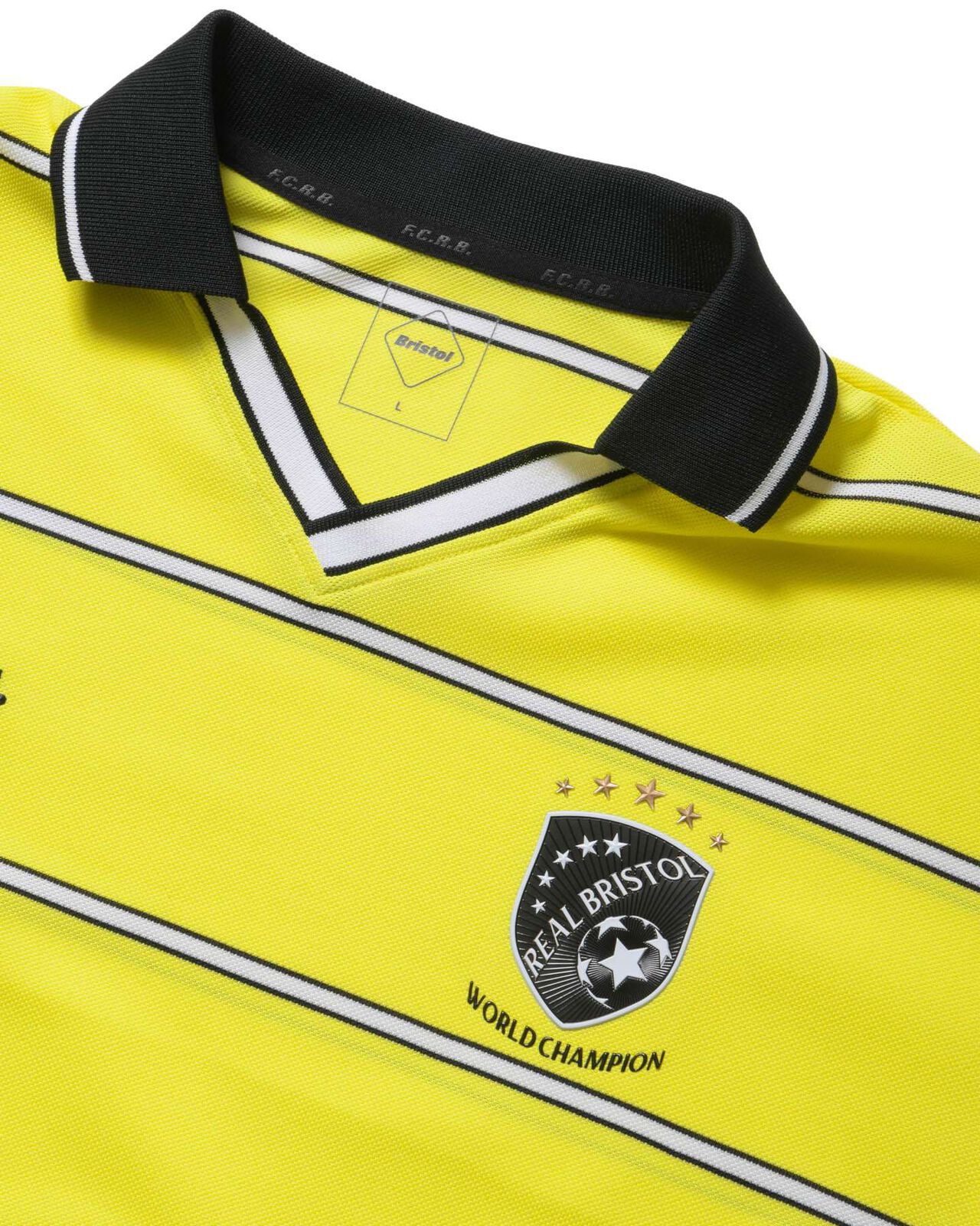 CHAMPIONS BORDER S/S GAME SHIRT,YELLOW, large image number 2