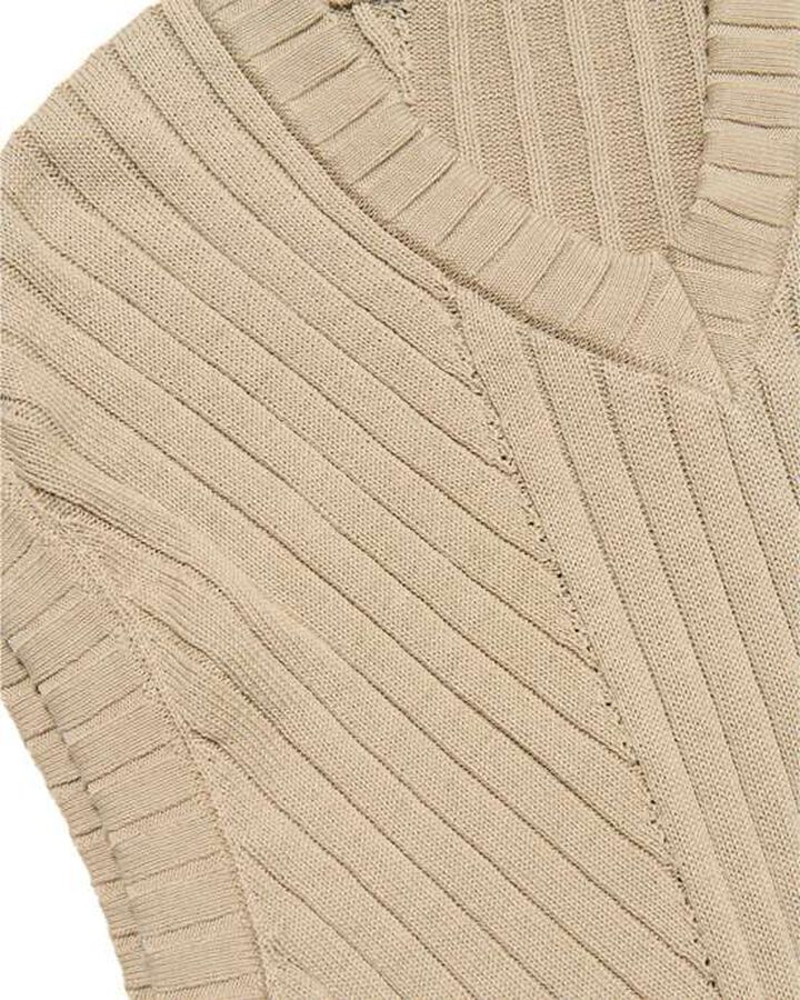 KNIT VEST,BEIGE, medium image number 2