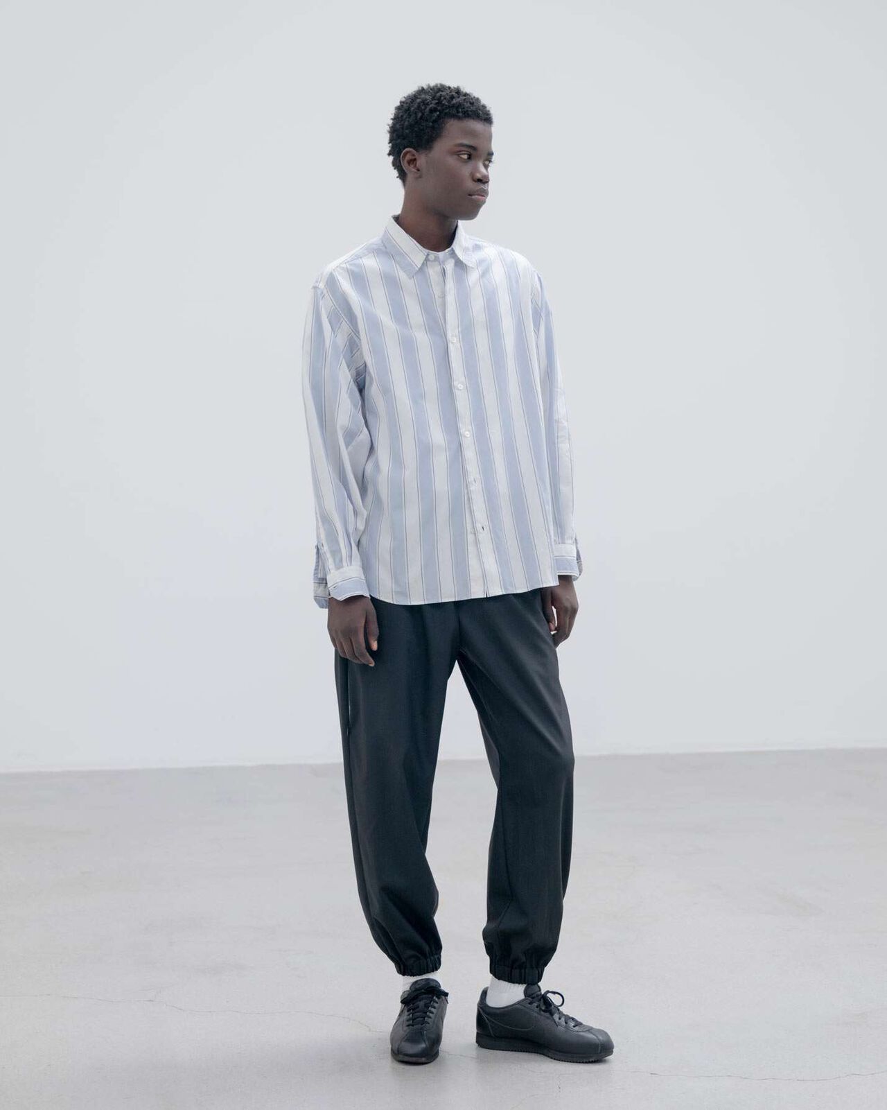 VENTILATION RELAX-FIT L/S SHIRT,LIGHT BLUE, large image number 6