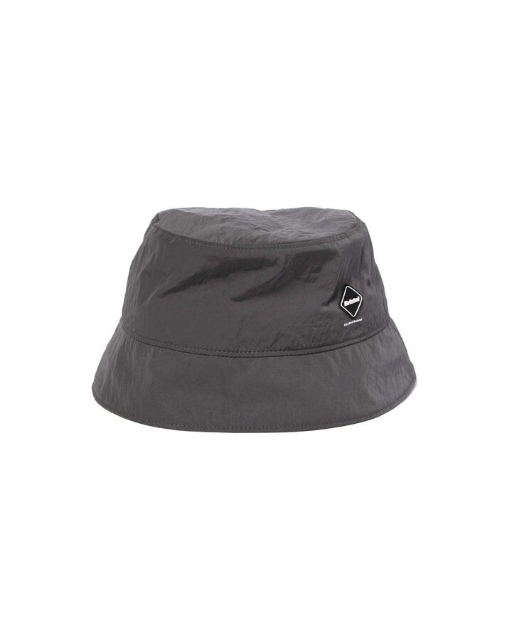 NYLON CHAMBRAY HAT,CHARCOAL GRAY, medium