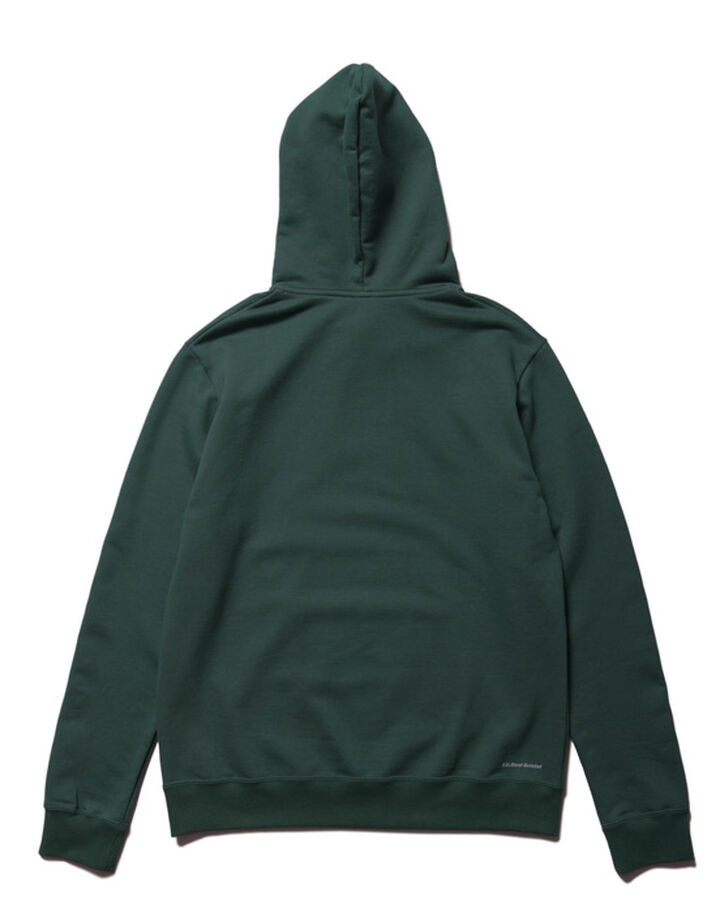 EFFECT LINE LOGO TEAM SWEAT HOODIE,GREEN, medium image number 1