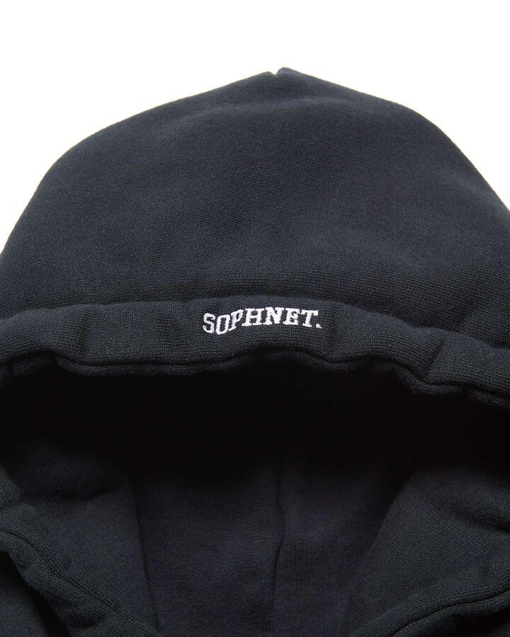 FABRIC CORD SWEAT HOODIE,BLACK, medium image number 2
