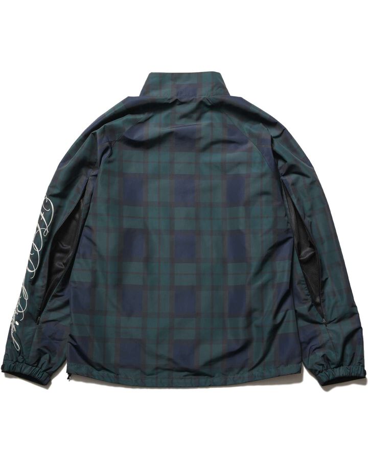 PLAID VENTILATION PRACTICE JACKET,NAVY, medium image number 1