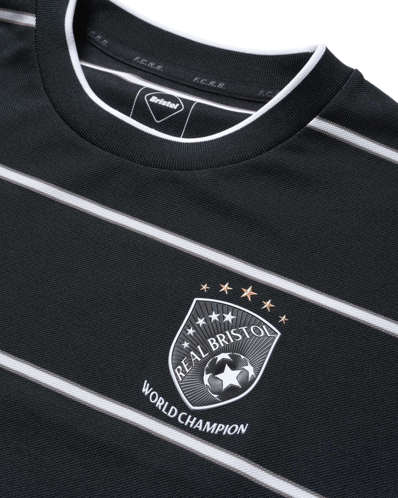 CHAMPIONS BORDER L/S GAME SHIRT,BLACK, large image number 2