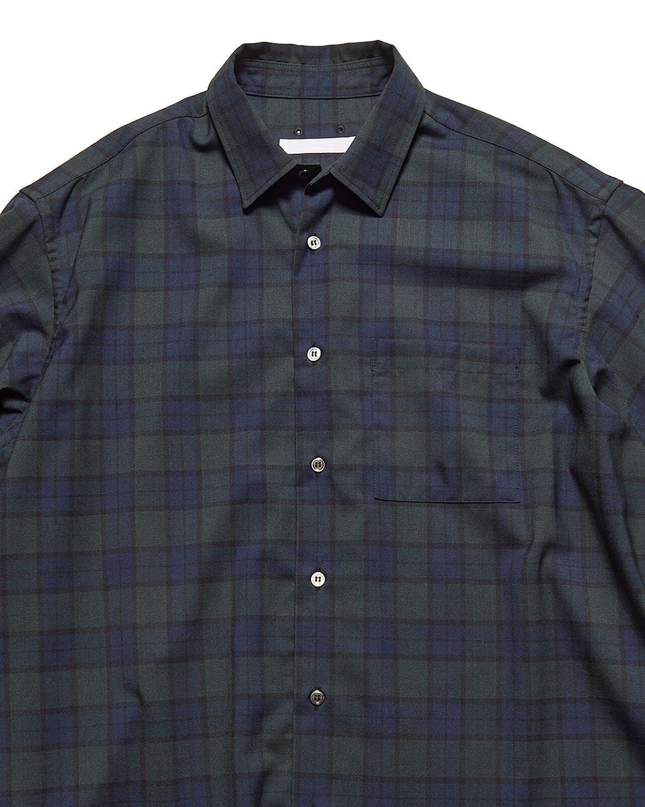 TROPICAL CHECK RELAX-FIT S/S SHIRT,A, large image number 2