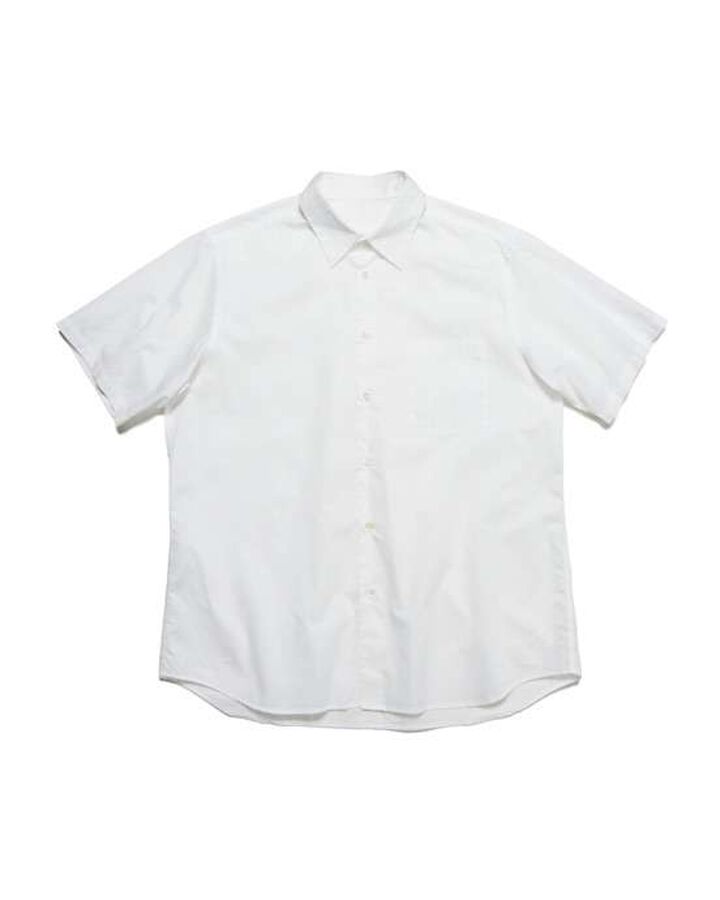HIGHCOUNT TWILL REGULAR FIT S/S SHIRT,WHITE, medium
