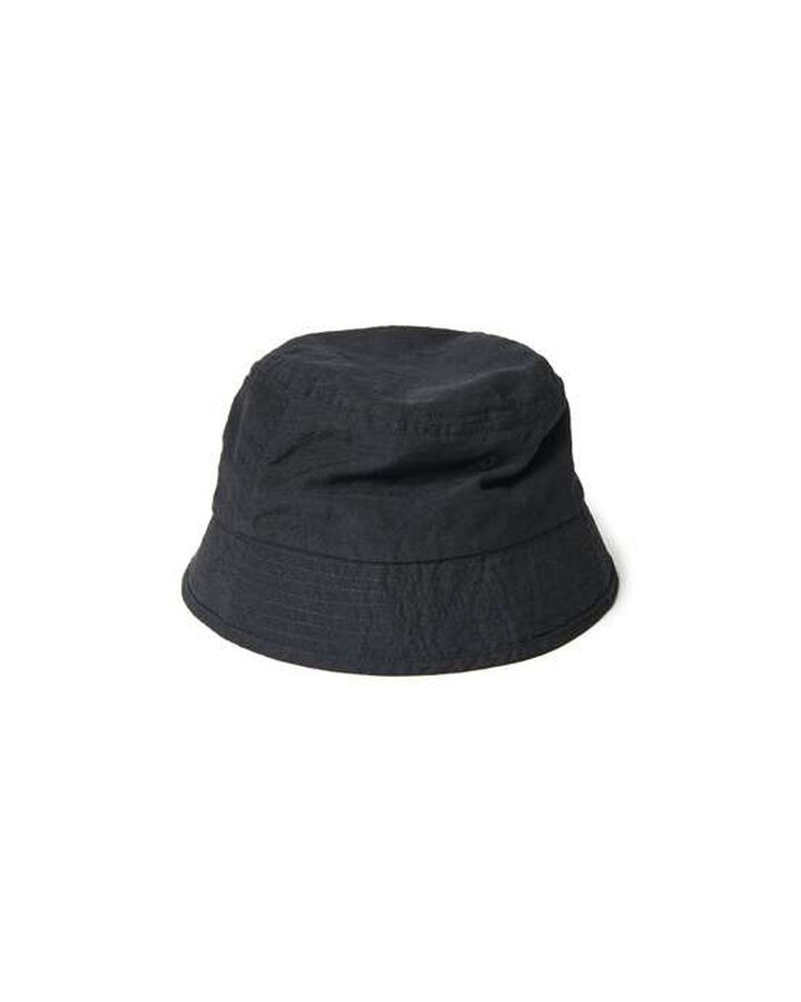 LINEN WOOL WASHER HAT,BLACK, medium image number 0