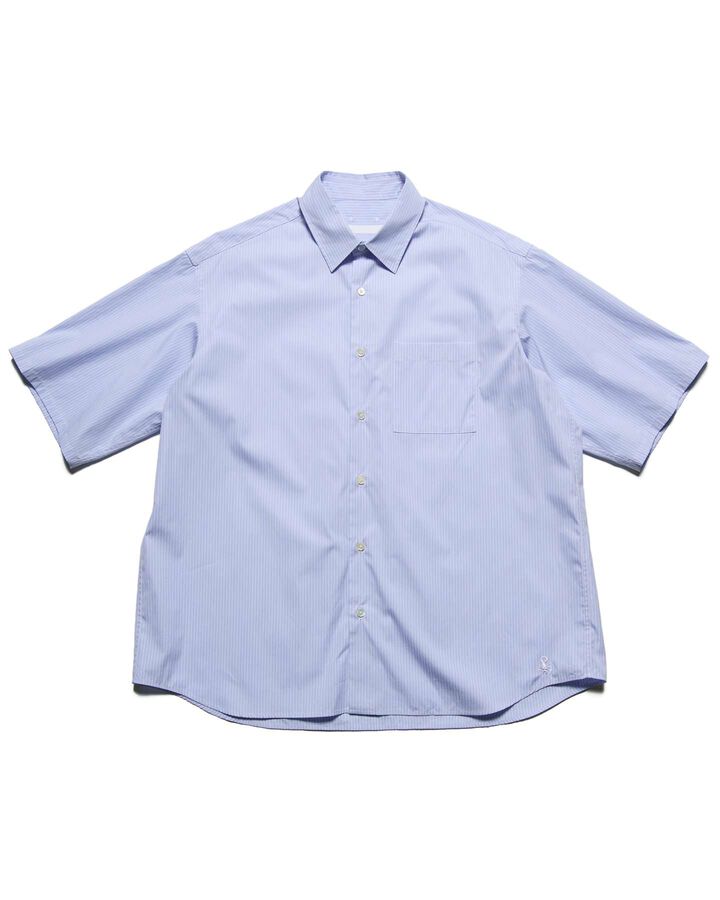 SUVIN GIZA RELAX-FIT S/S SHIRT,BLUE, medium