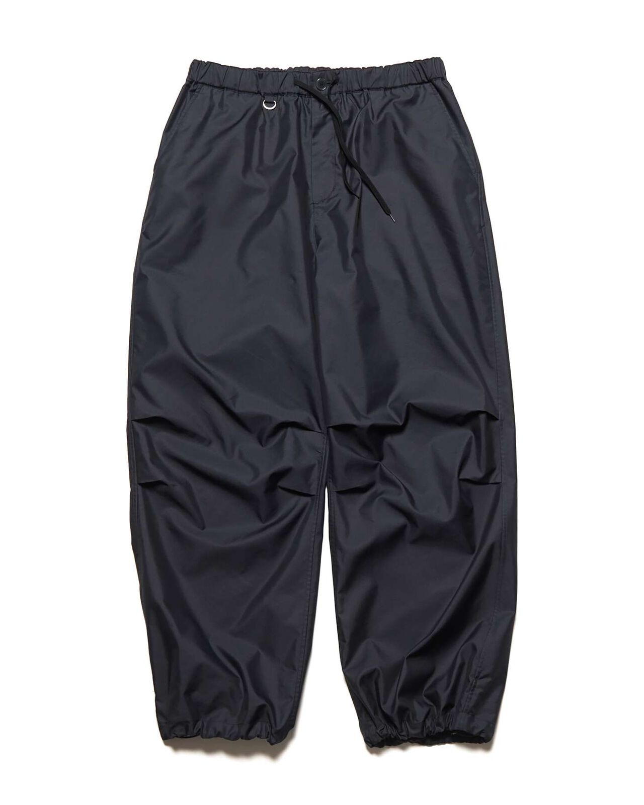 BROADCLOTH WIDE EASY PANTS,BLACK, large image number 0
