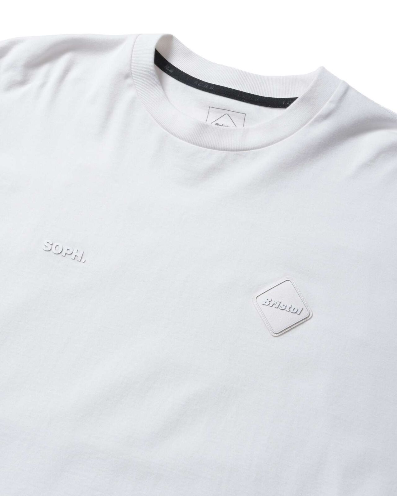 CUT-OFF LOGO L/S TEE,WHITE, large image number 3