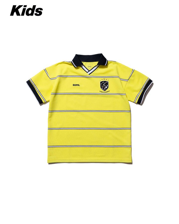 CHAMPIONS BORDER S/S GAME SHIRT,YELLOW, medium