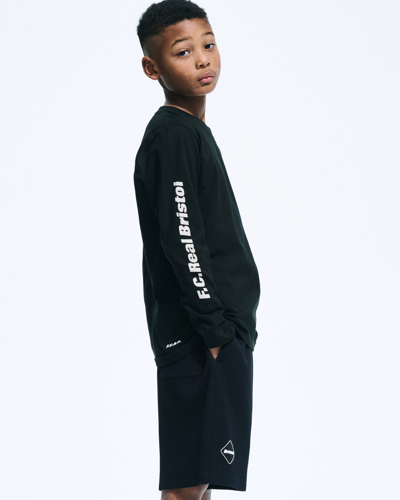 AUTHENTIC L/S TEE,NAVY, large image number 2