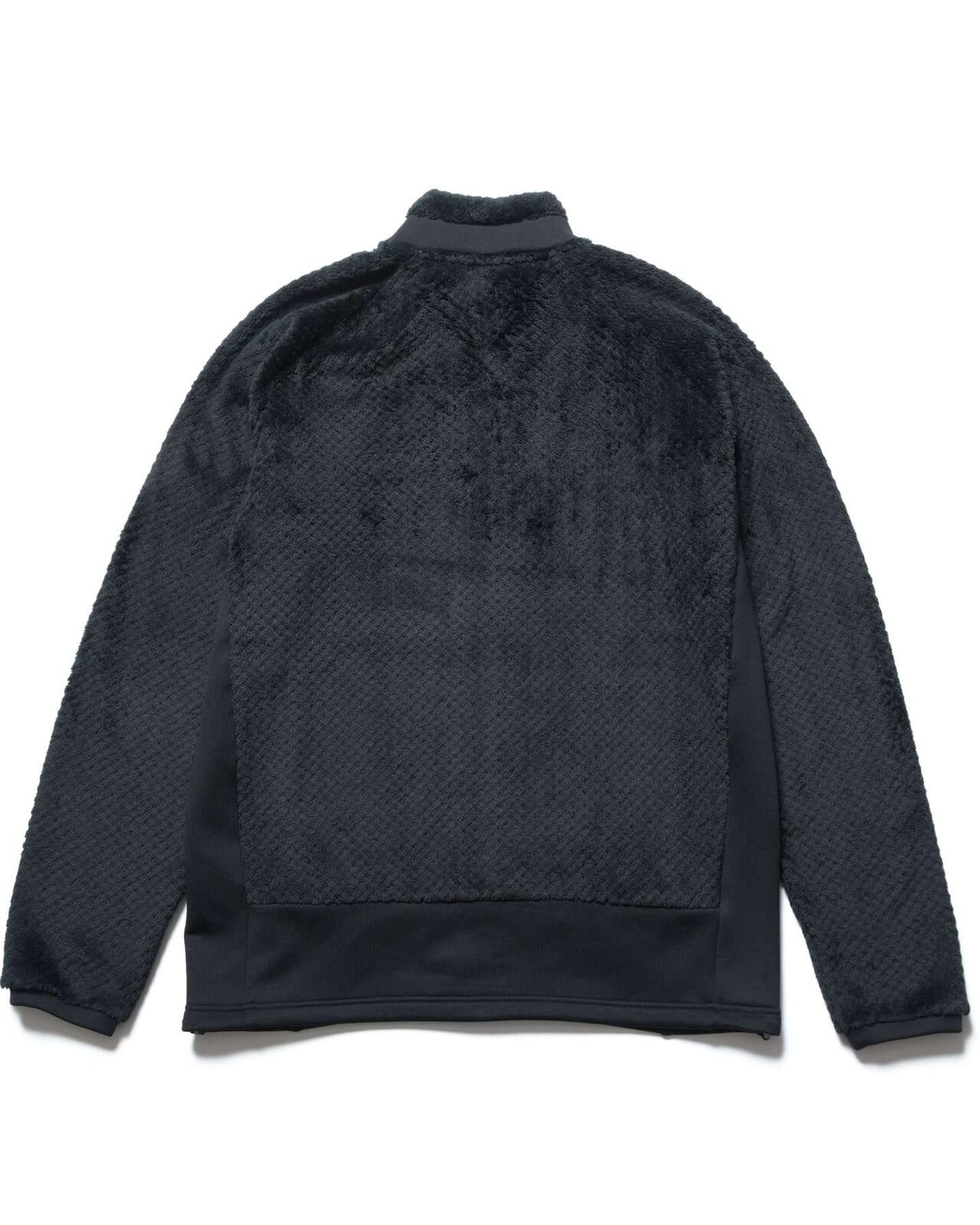 POLARTEC HYBRID STAND COLLAR JACKET,BLACK, large image number 1