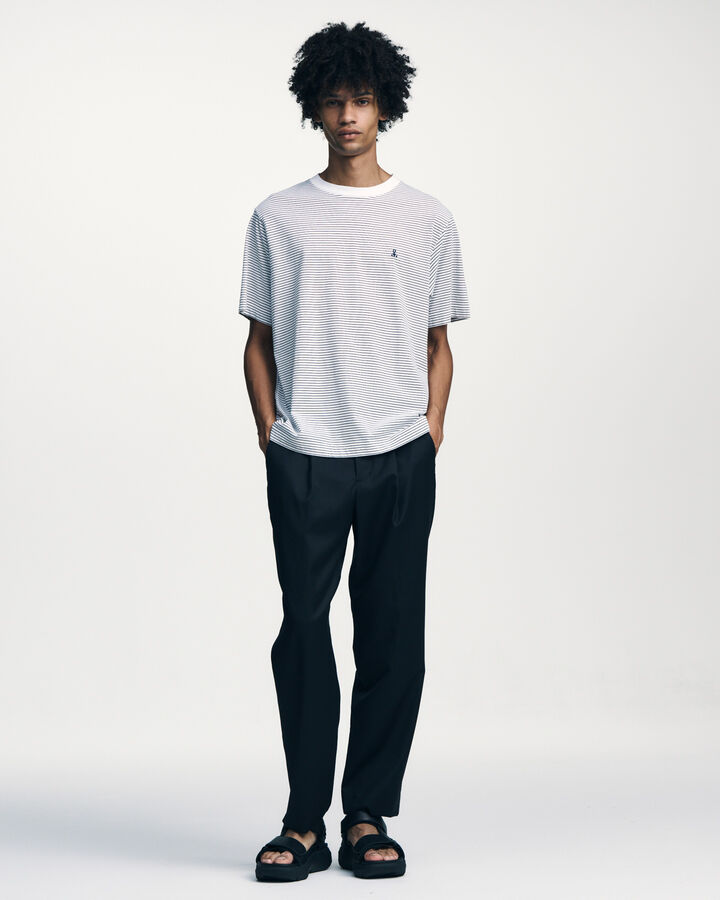 SCORPION BORDER WIDE TEE,NAVY, medium image number 6