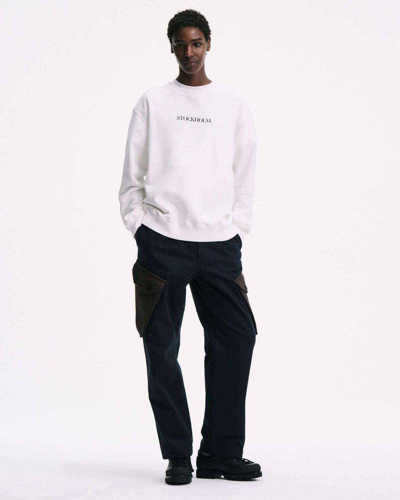 STOCKHOLM. SWEATSHIRT,WHITE, large image number 5