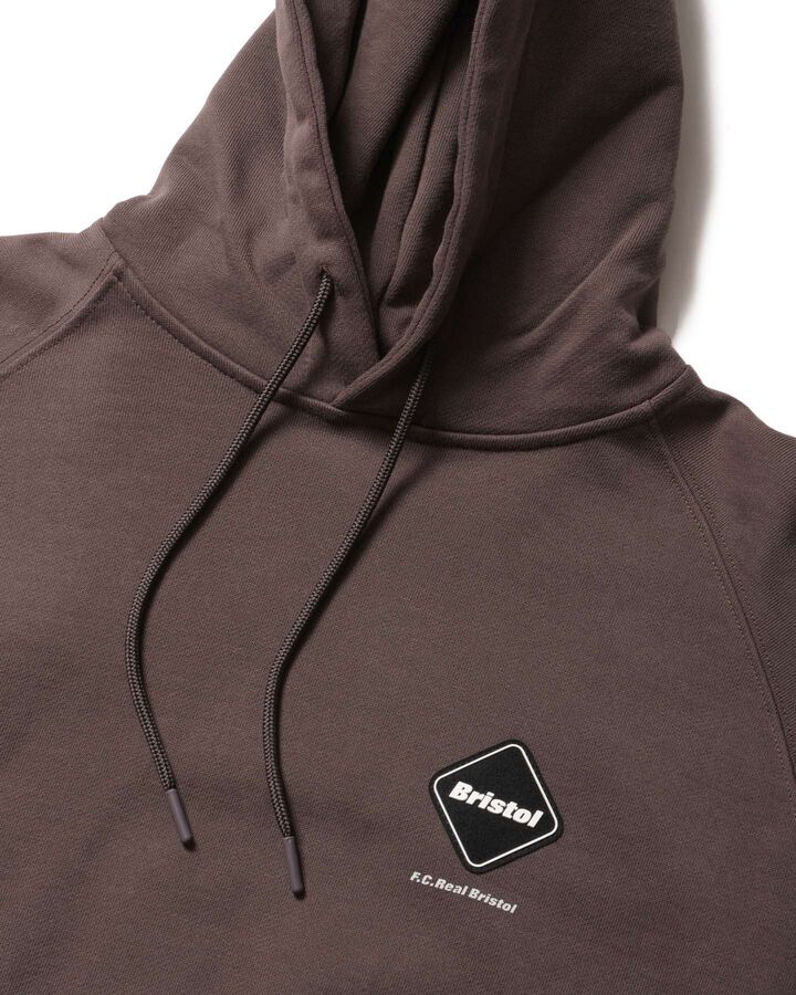 BIG LOGO BAGGY SWEAT HOODIE,BROWN, medium image number 2