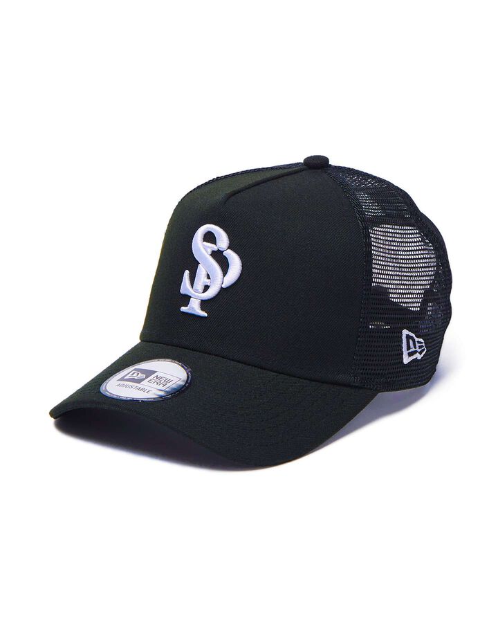 NEW ERA SP 9FORTY A-FRAME MESH CAP,BLACK, medium