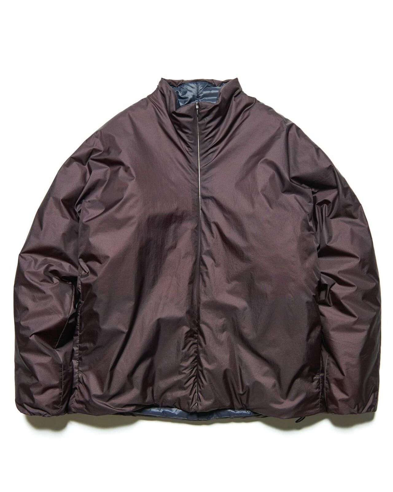 DOLMAN SLEEVE PADDED BLOUSON,BROWN, large image number 0