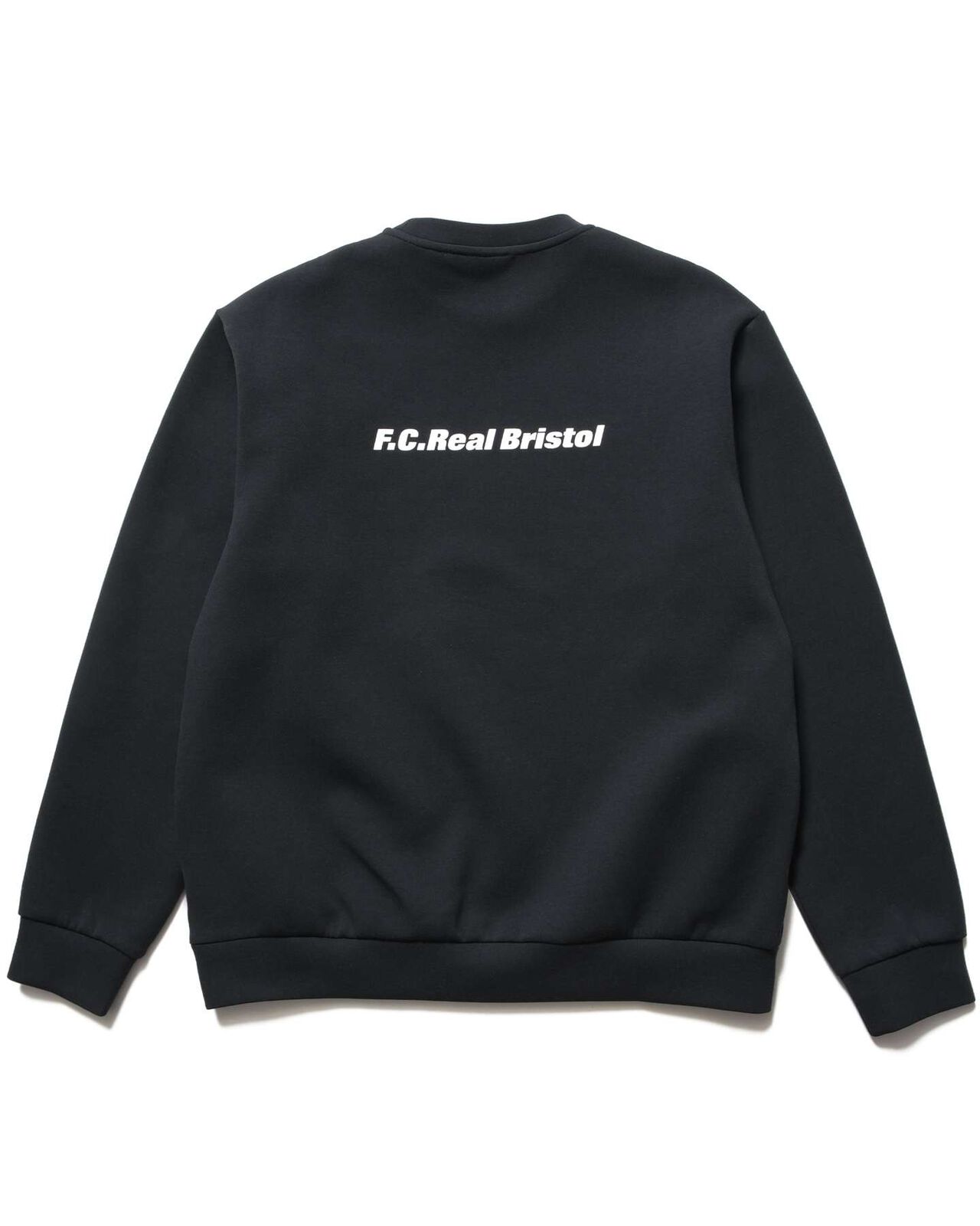 TECH SWEAT CREWNECK TOP,BLACK, large image number 1