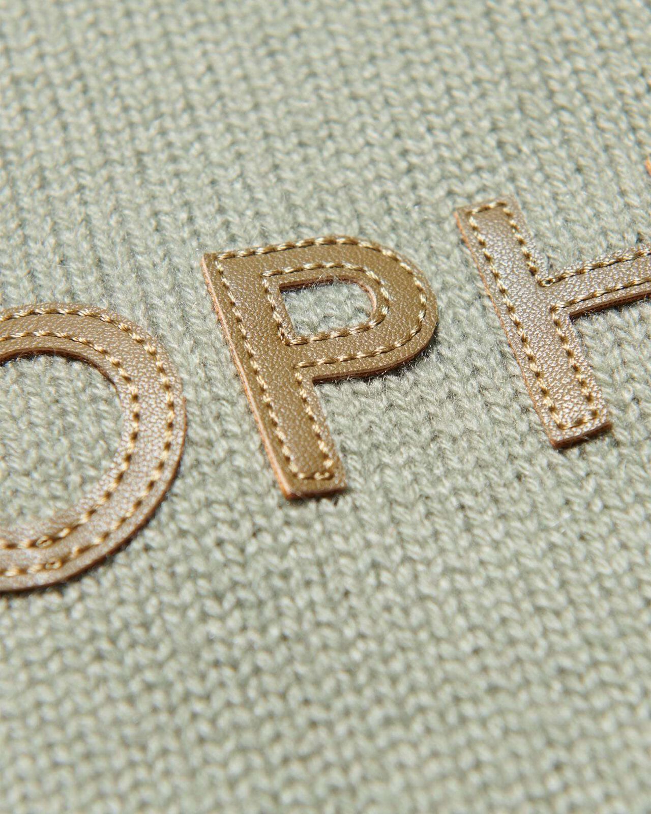 LOGO PATCH KNIT,KHAKI, large image number 2