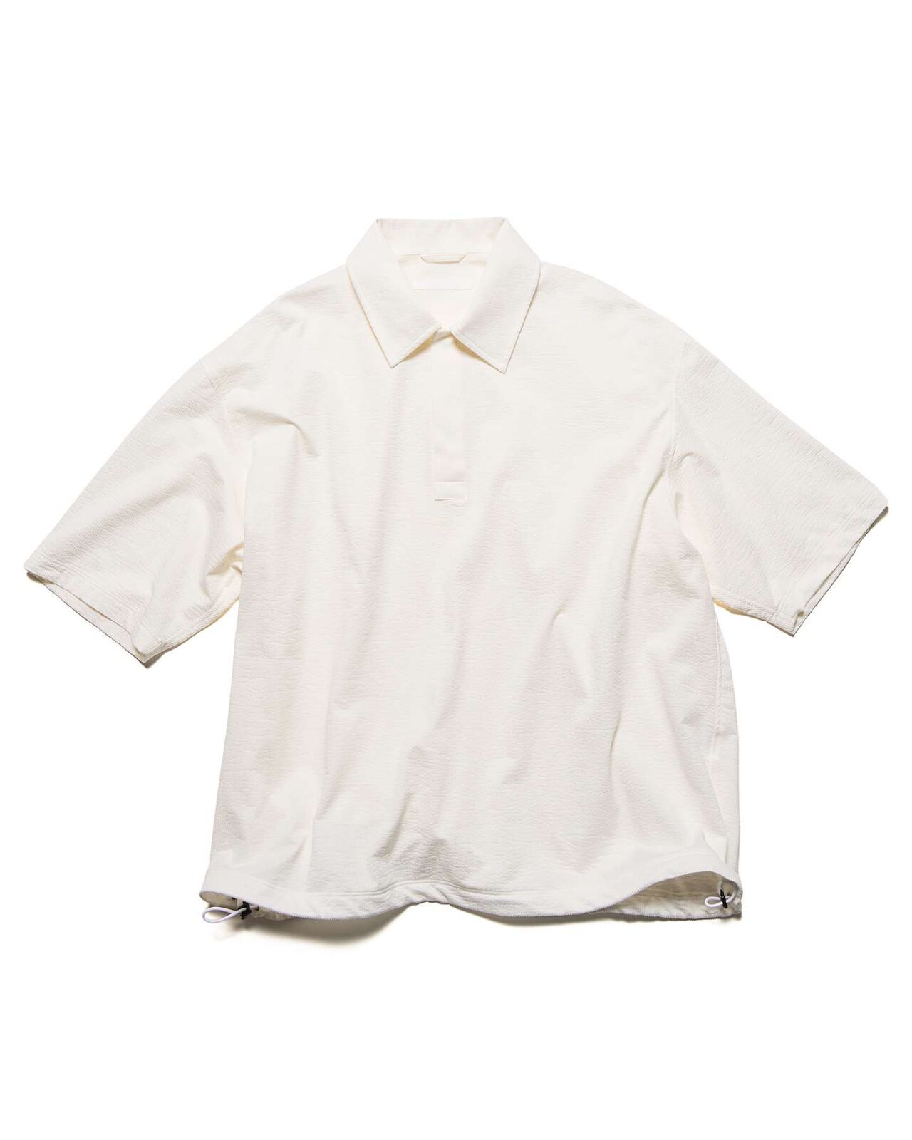 STRETCH SUCKER S/S POLO SHIRT,WHITE, large image number 0