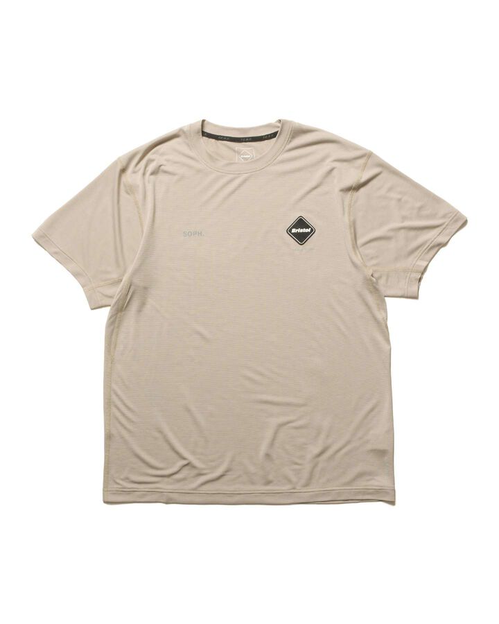 POLARTEC S/S WORKOUT TOP,GREIGE, medium
