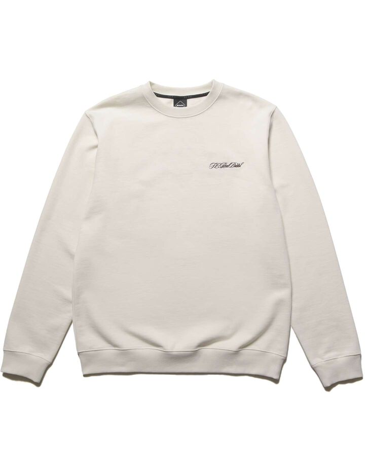 SCRIPT CREWNECK SWEAT,OFF WHITE, medium