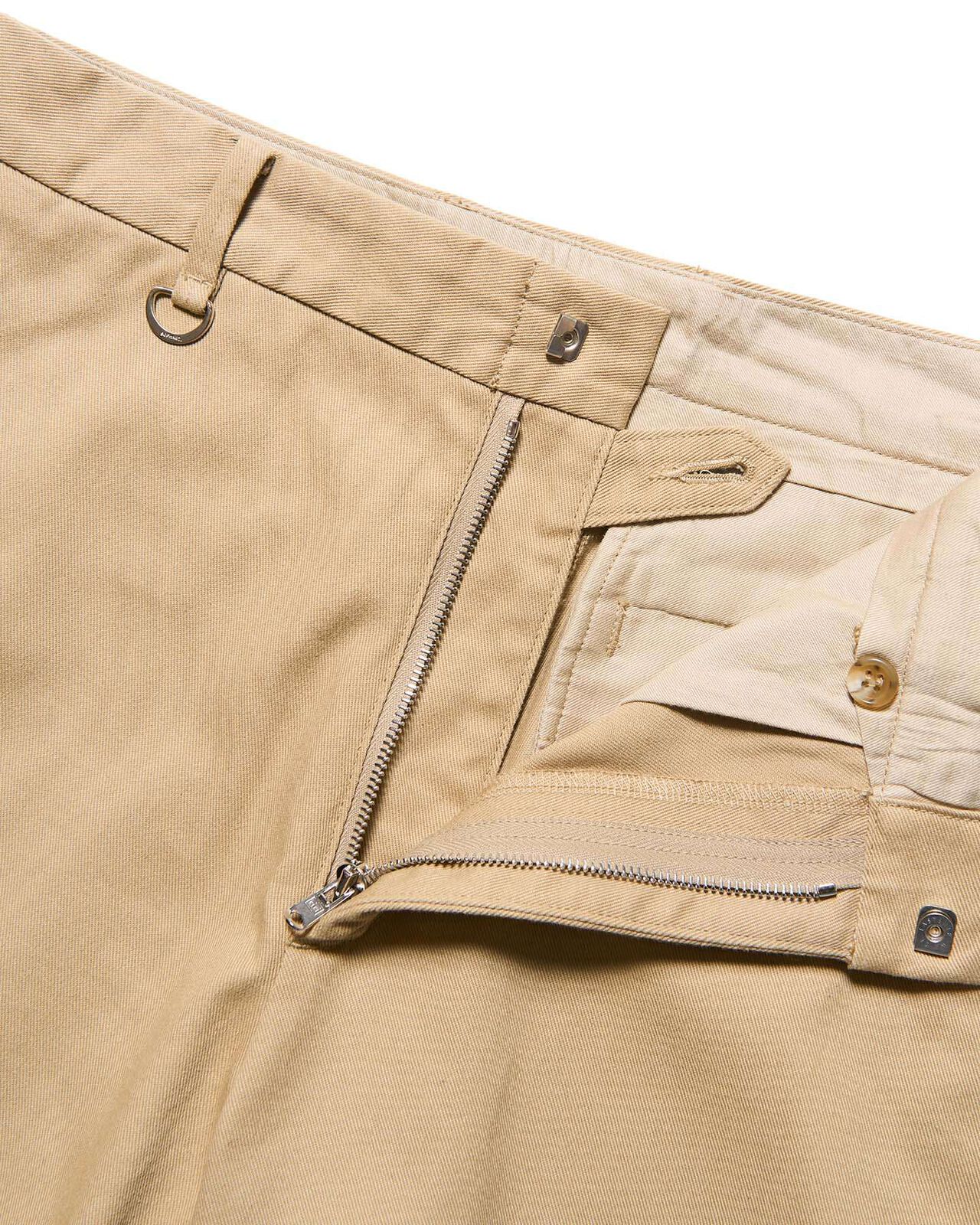 STRETCH TWILL CLASSIC SLACKS,BEIGE, large image number 3