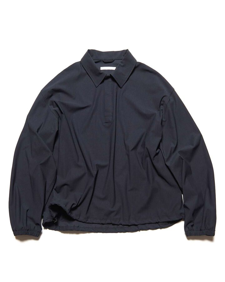 4-WAY STRETCH L/S POLO SHIRT,NAVY, medium