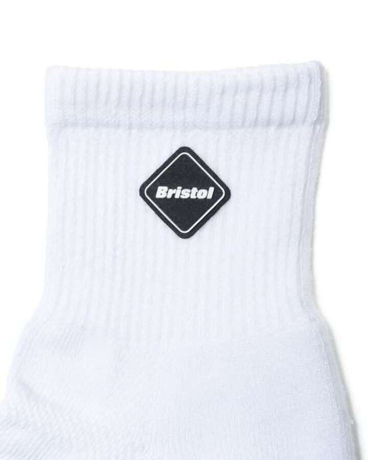 EMBLEM SHORT SOCKS,WHITE, medium image number 1