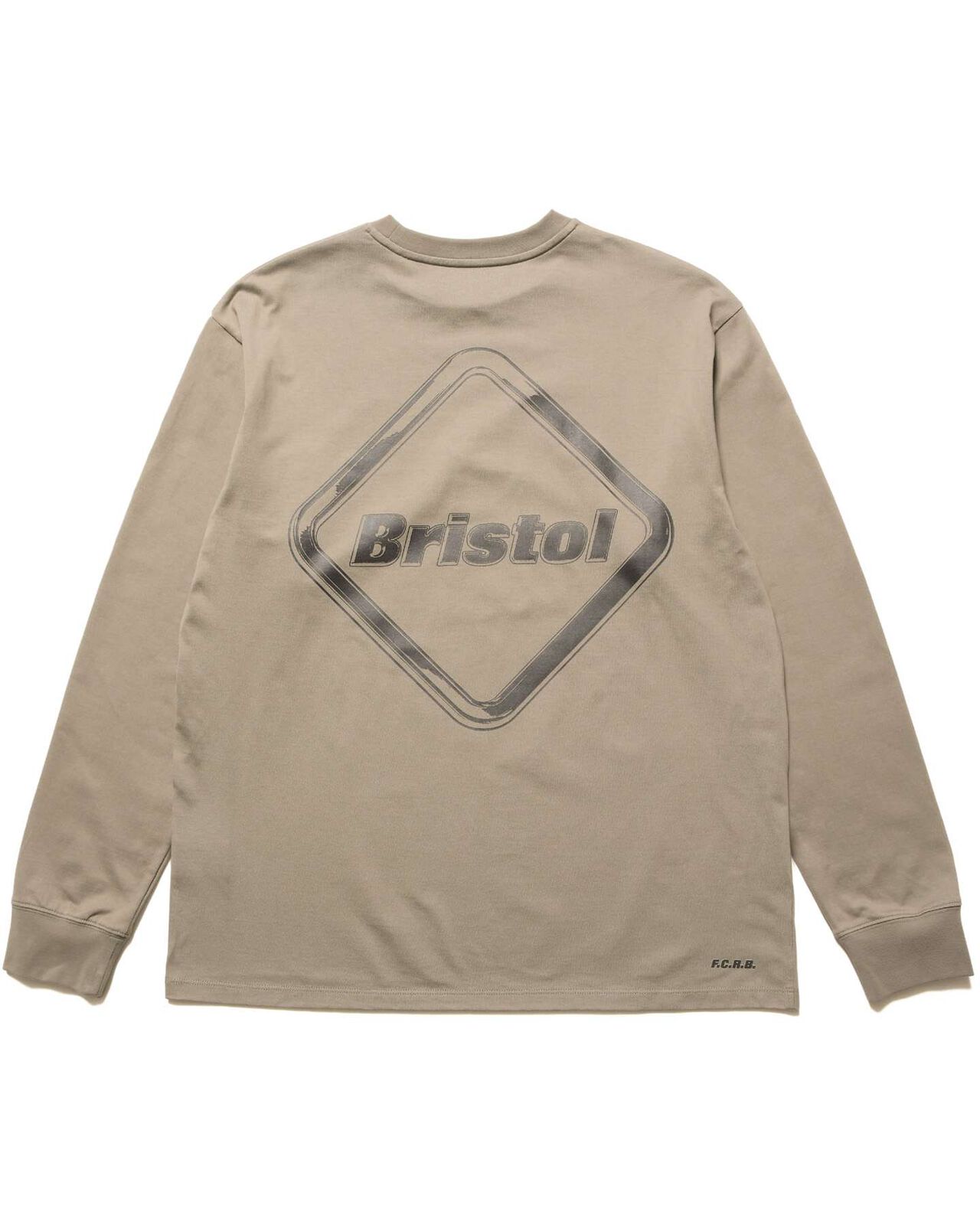 SHADOW EMBLEM L/S TEE,GREIGE, large image number 1